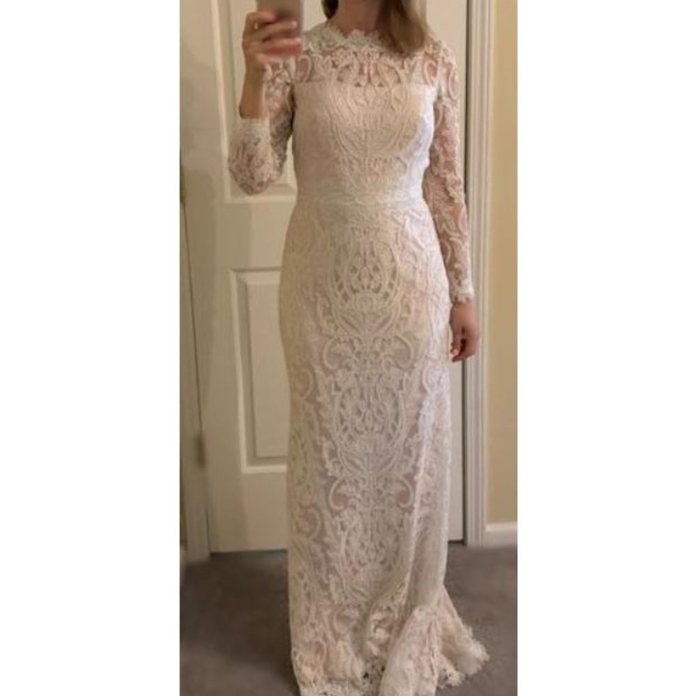 BHLDN  Tadashi Shoji Didion Lace Wedding Dress NWT